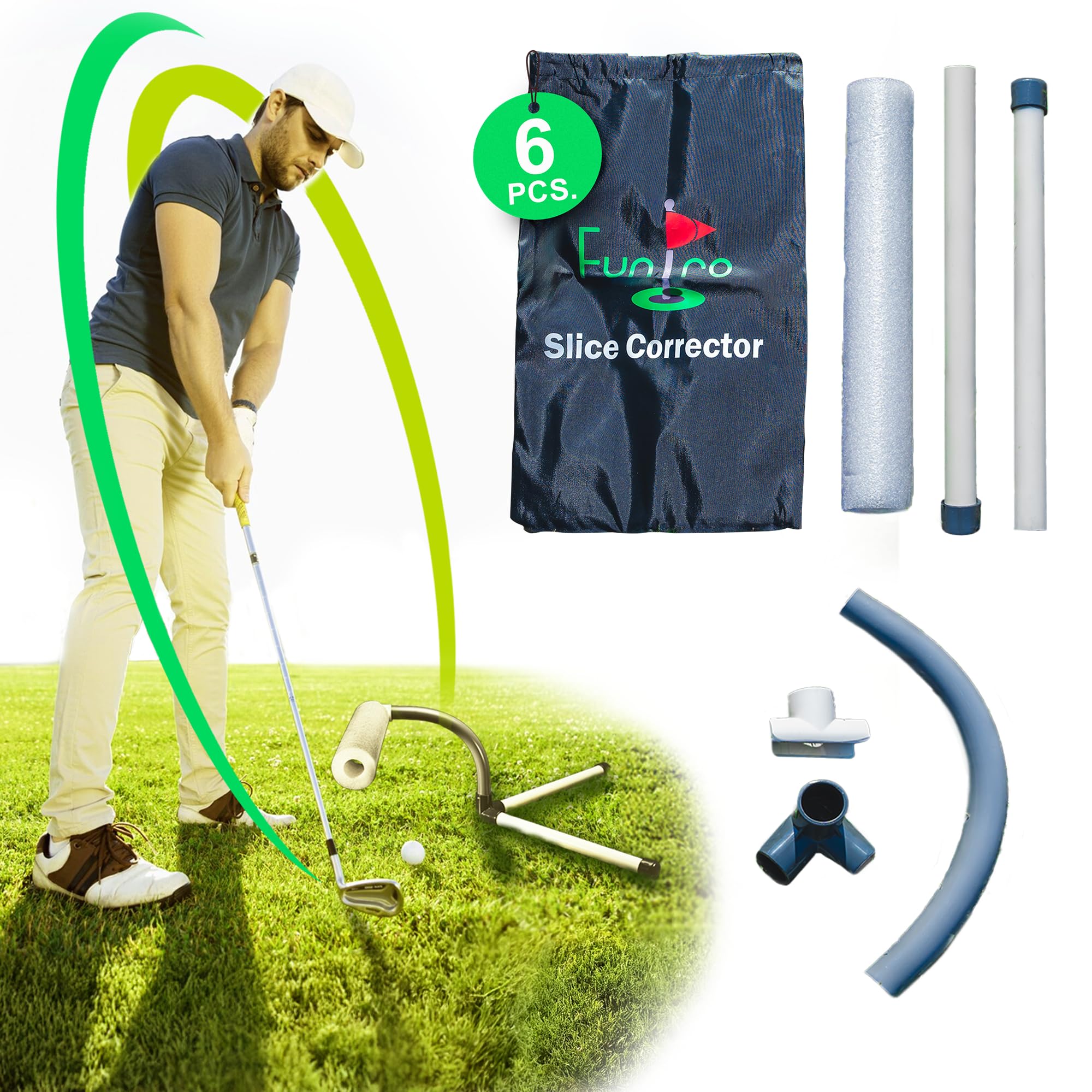 FunPro Slice Corrector — Stop Aiming Left. Fix the Real Problem.